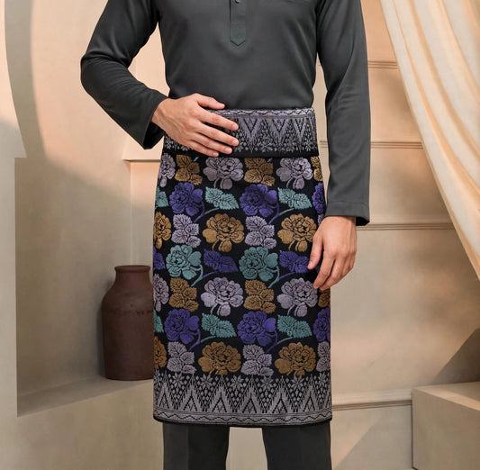 Sampin Tan Sri Black Silver-8051