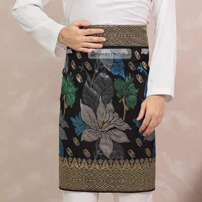 SAMPIN TENUN TANGAN HD PREMIUM - Black Gold-0001