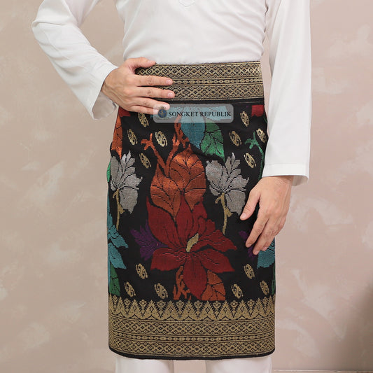 SAMPIN TENUN TANGAN HD PREMIUM - Black Gold-0002