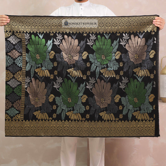 SAMPIN TENUN TANGAN HD PREMIUM - Black Gold-0012