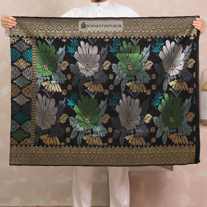 SAMPIN TENUN TANGAN HD PREMIUM - Black Gold-0017