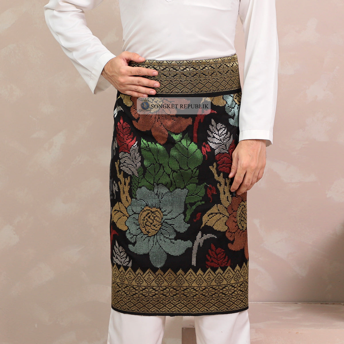 SAMPIN TENUN TANGAN HD PREMIUM - Black Gold-0019