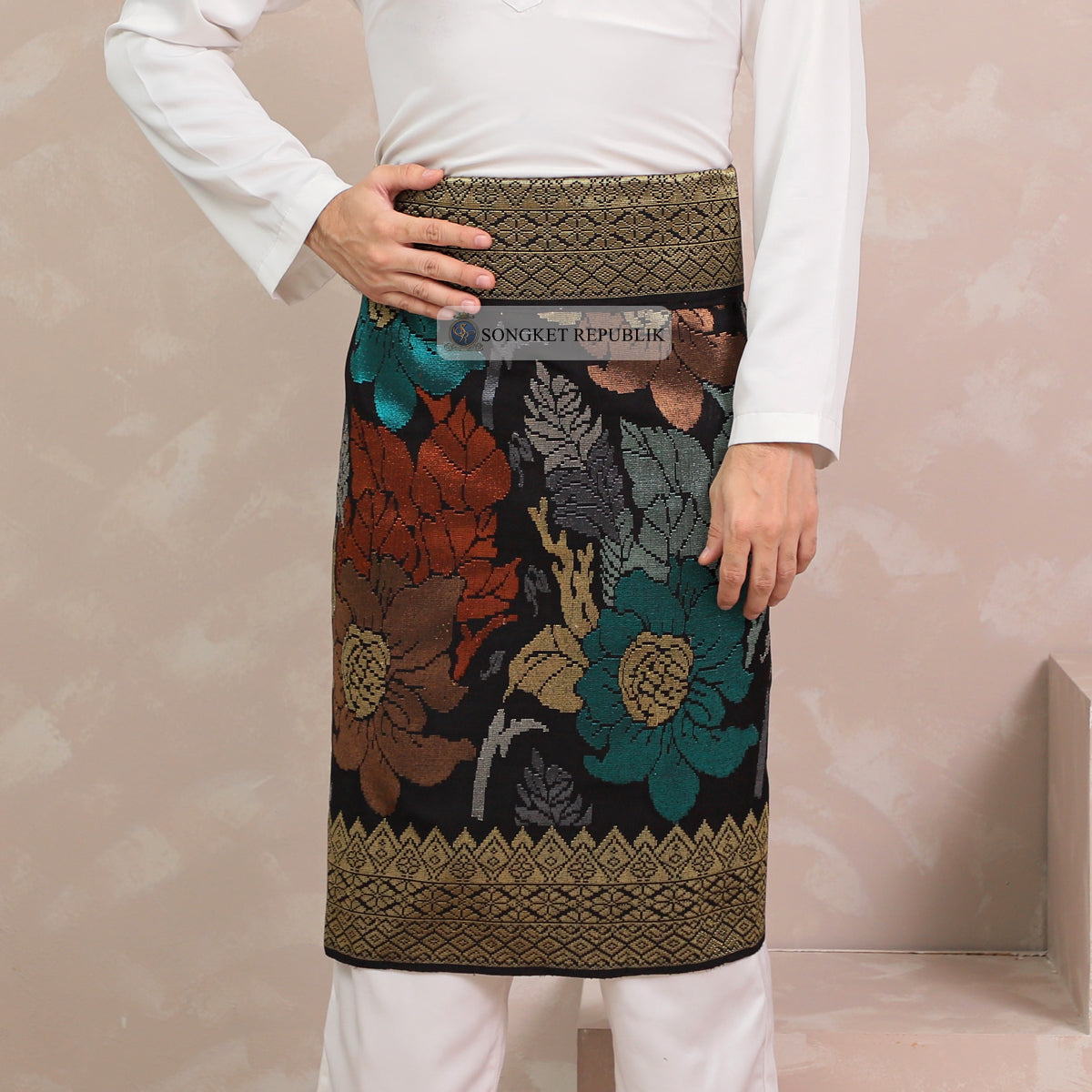 SAMPIN TENUN TANGAN HD PREMIUM - Black Gold-0035