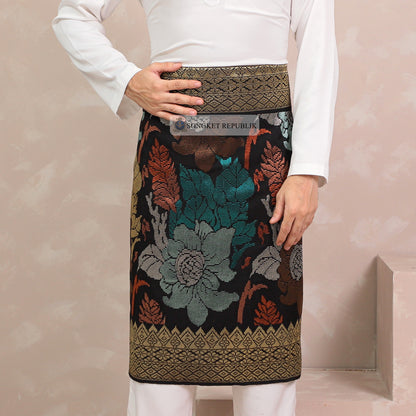 SAMPIN TENUN TANGAN HD PREMIUM - Black Gold-0037