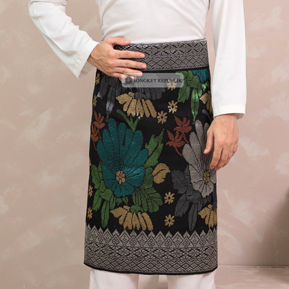 SAMPIN TENUN TANGAN HD PREMIUM - Black Silver-0018