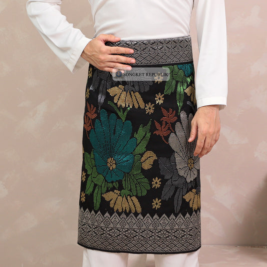 SAMPIN TENUN TANGAN HD PREMIUM - Black Silver-0018