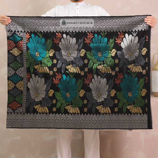 SAMPIN TENUN TANGAN HD PREMIUM - Black Silver-0018