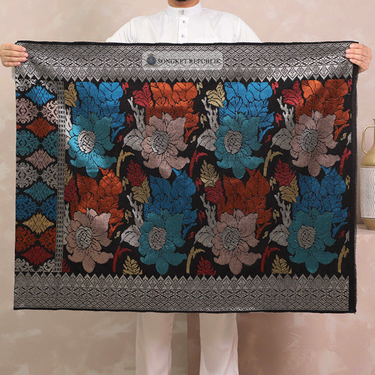 SAMPIN TENUN TANGAN HD PREMIUM - Black Silver-0021