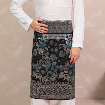 SAMPIN TENUN TANGAN HD PREMIUM - Black Silver-0023