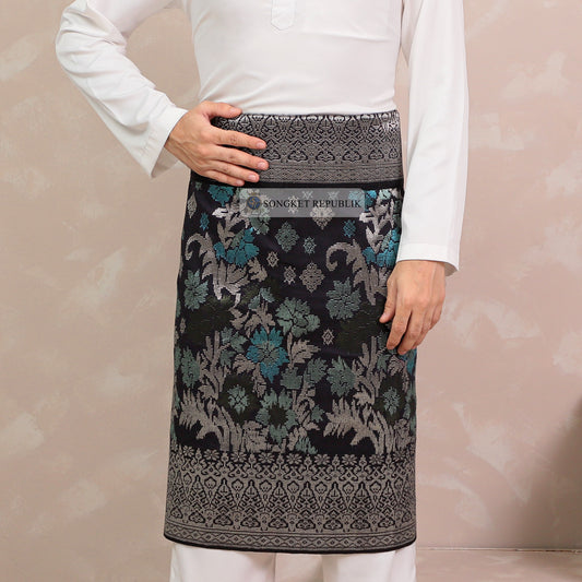 SAMPIN TENUN TANGAN HD PREMIUM - Black Silver-0023