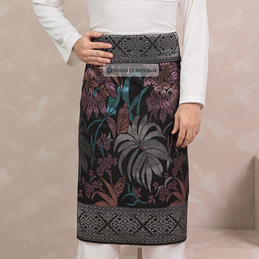 SAMPIN TENUN TANGAN HD PREMIUM - Black Silver-0029