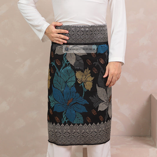 SAMPIN TENUN TANGAN HD PREMIUM - Black Silver-0032