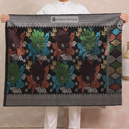 SAMPIN TENUN TANGAN HD PREMIUM - Black Silver-0034