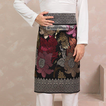 SAMPIN TENUN TANGAN HD PREMIUM - Black Silver-0036