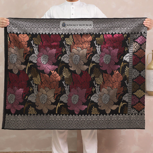 SAMPIN TENUN TANGAN HD PREMIUM - Black Silver-0036