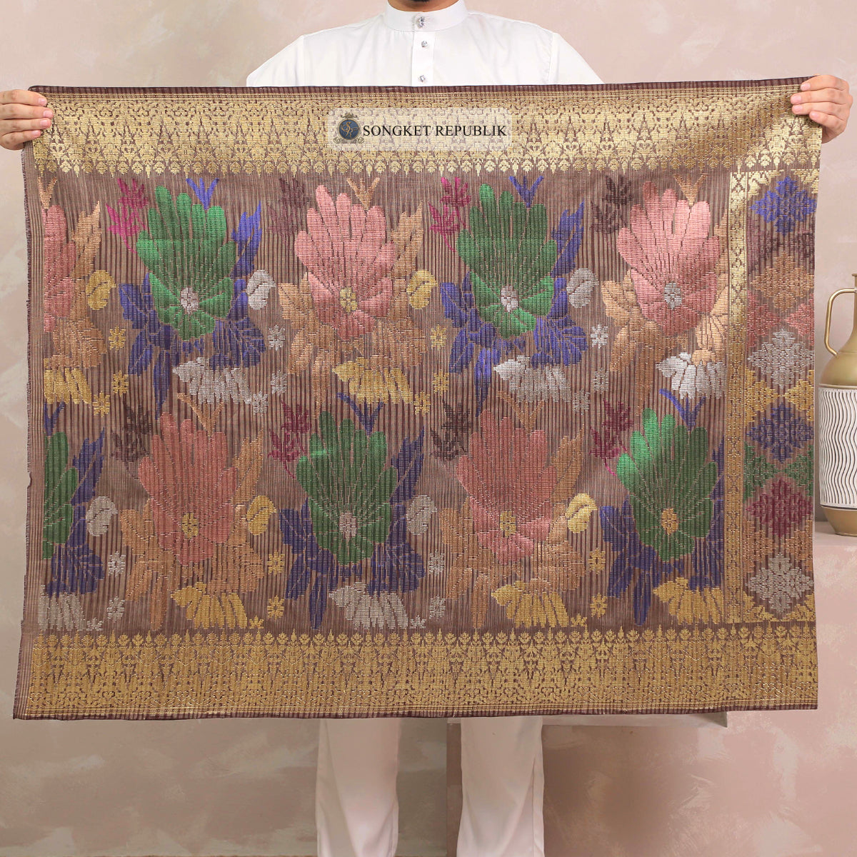 SAMPIN TENUN TANGAN HD PREMIUM-Brown-1039