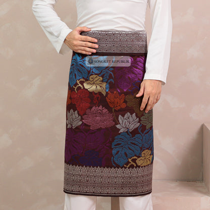 SAMPIN TENUN TANGAN HD PREMIUM - Burgundy 1032