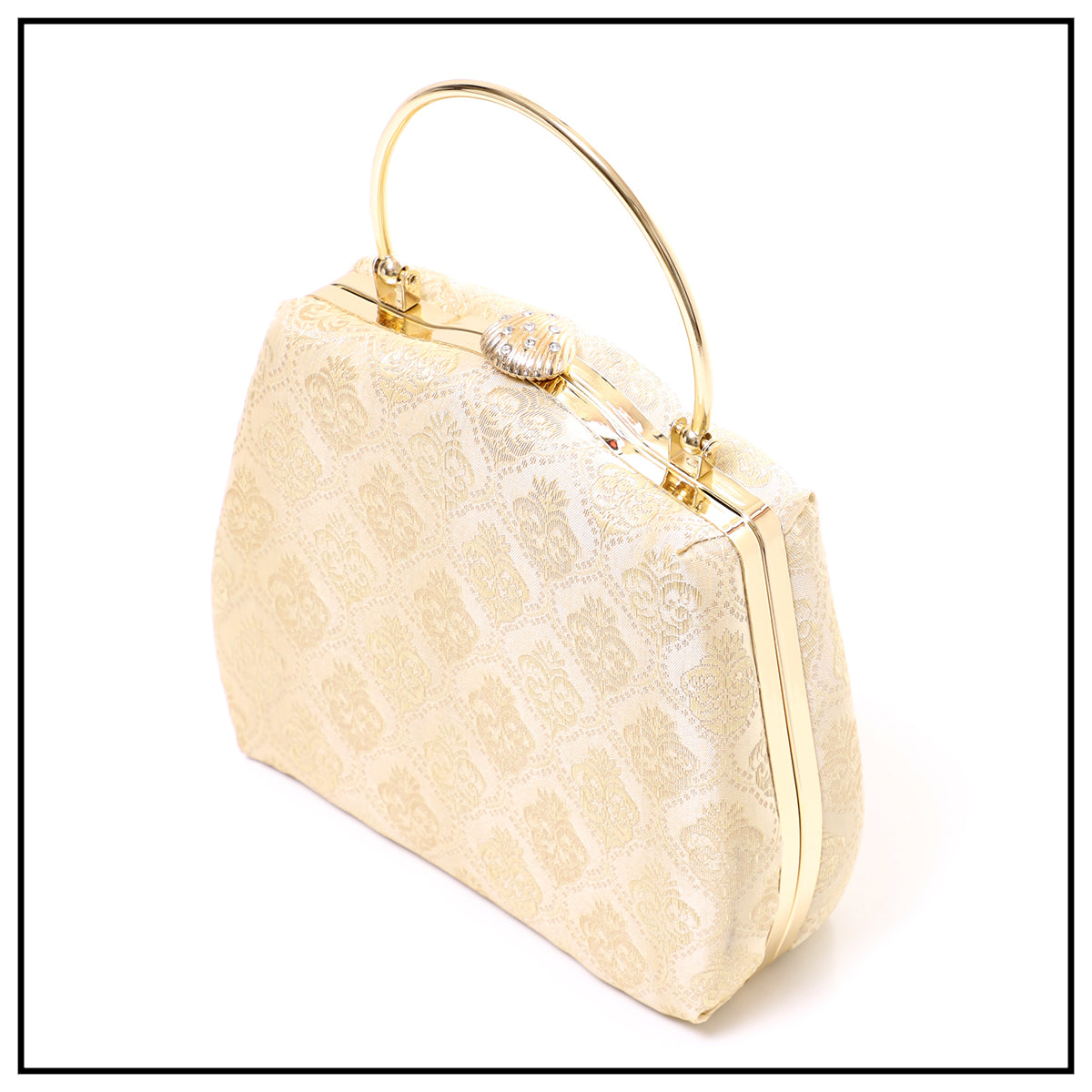 CLUTCH SONGKET HAND BAG - CREAM