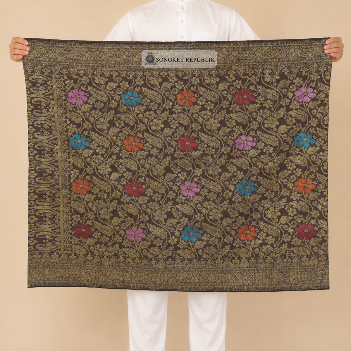 SAMPIN MENTERI-DARK BROWN