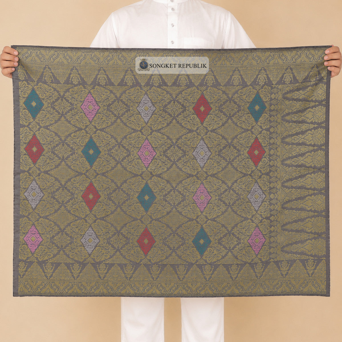 SAMPIN MENTERI-DARK GREY