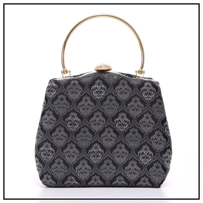 CLUTCH SONGKET HAND BAG - DARK GREY