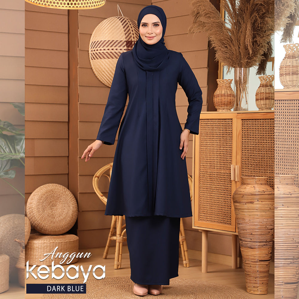 ANGGUN KEBAYA DARK BLUE-1007