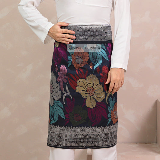 SAMPIN TENUN TANGAN HD PREMIUM - Dark Blue-0025