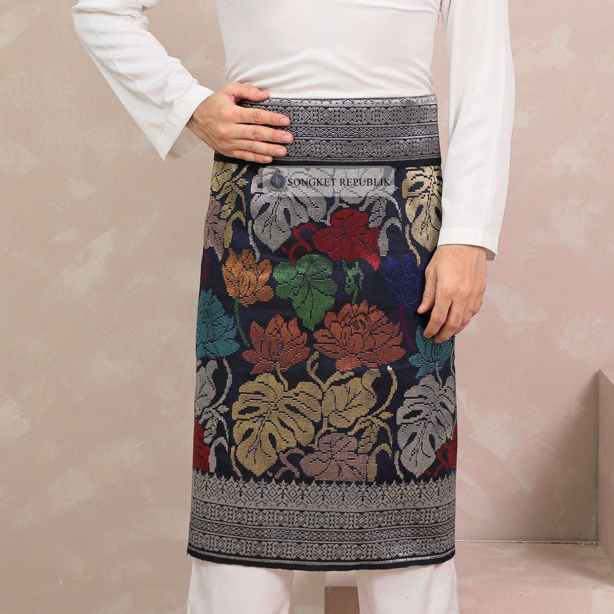 SAMPIN TENUN TANGAN HD PREMIUM - Dark Blue-0027