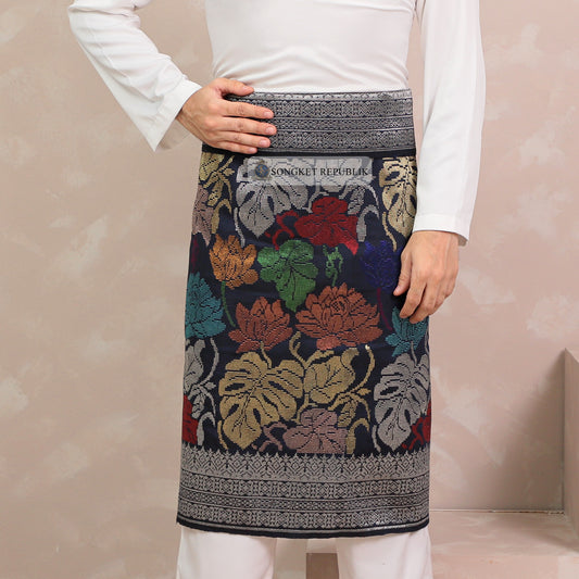 SAMPIN TENUN TANGAN HD PREMIUM - Dark Blue-0027