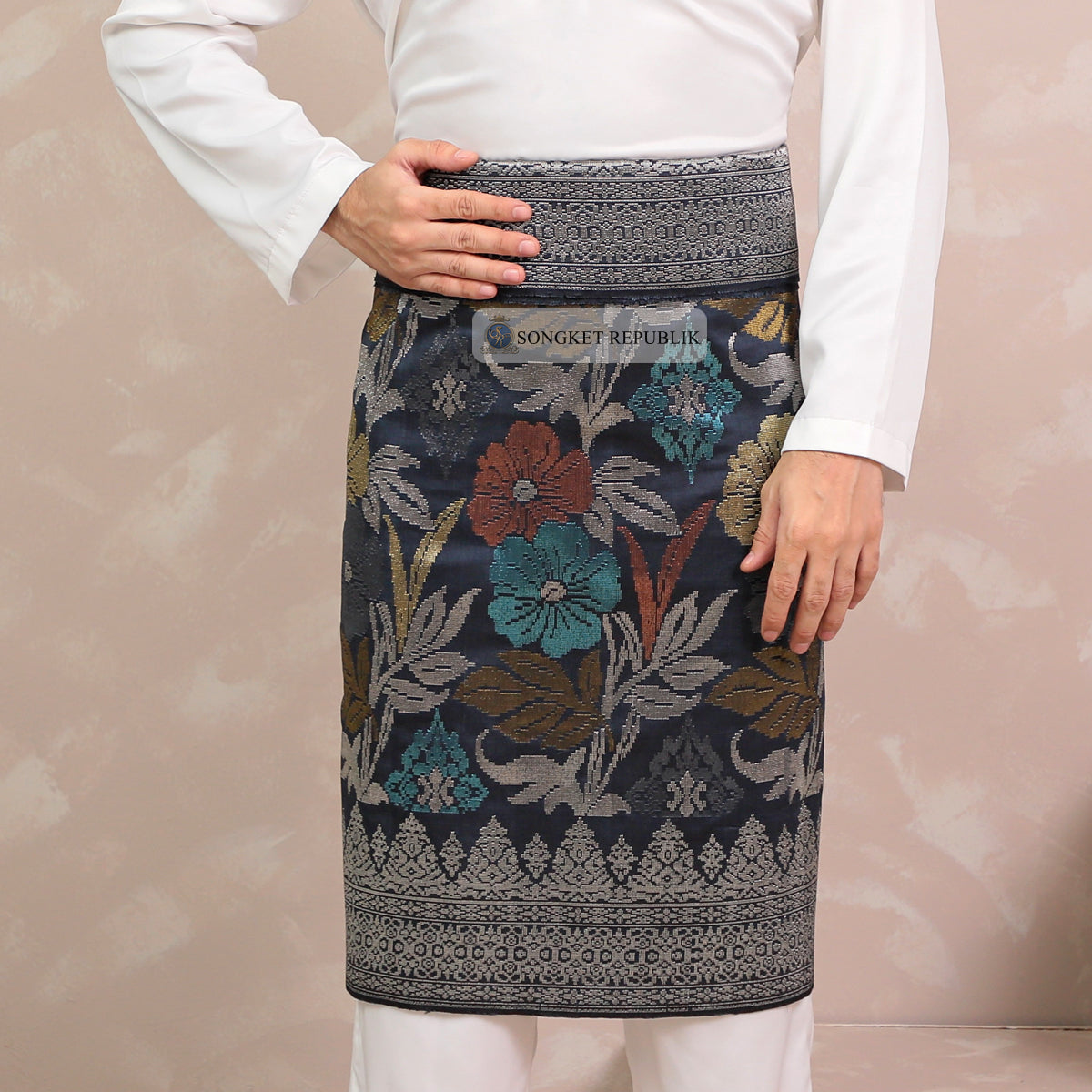 SAMPIN TENUN TANGAN HD PREMIUM - Dark Blue-4011