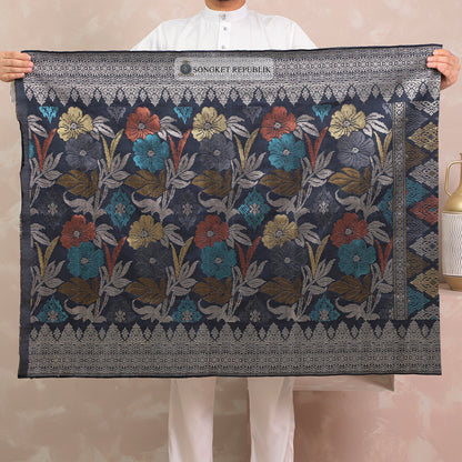 SAMPIN TENUN TANGAN HD PREMIUM - Dark Blue-4011