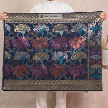 SAMPIN TENUN TANGAN HD PREMIUM - Dark Blue-4014