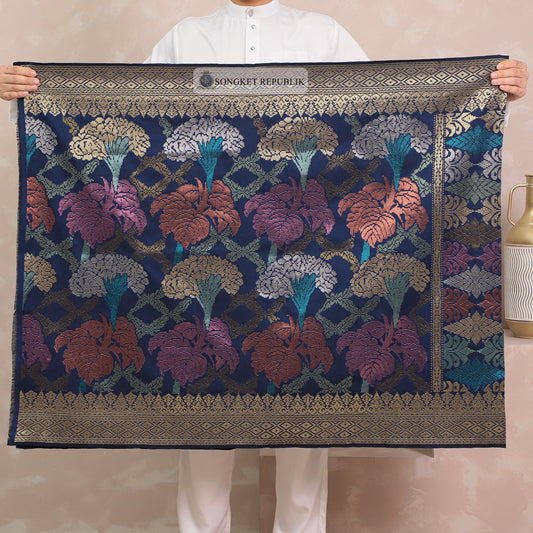 SAMPIN TENUN TANGAN HD PREMIUM - Dark Blue-4014