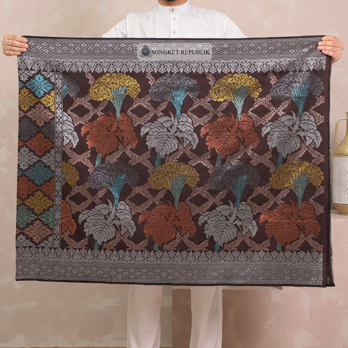 SAMPIN TENUN TANGAN HD PREMIUM - Dark Chocolate 1031