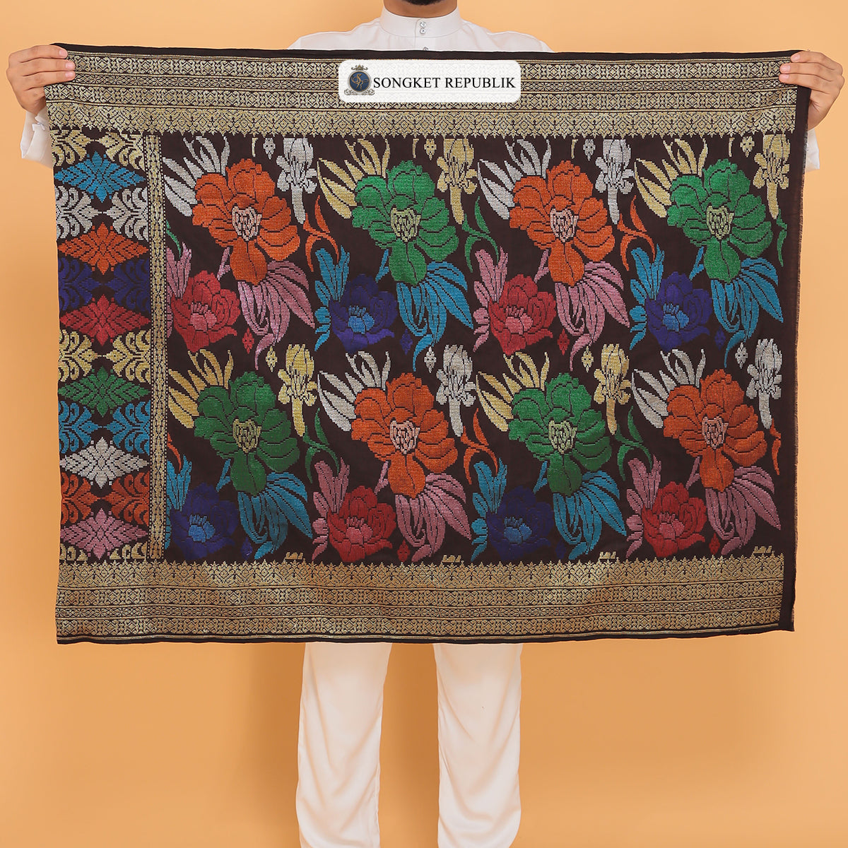 SAMPIN TENUN TANGAN HD PREMIUM - Dark Chocolate-7006