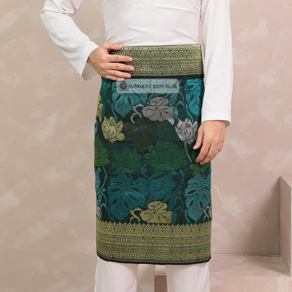 SAMPIN TENUN TANGAN HD PREMIUM - Dark Green-6003