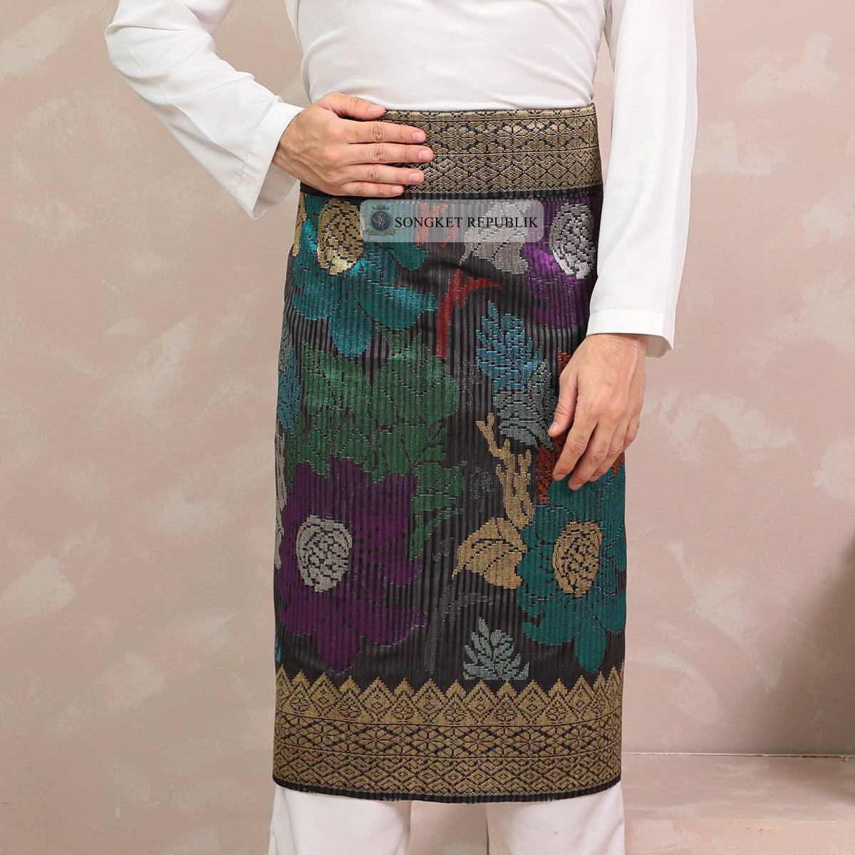 SAMPIN TENUN TANGAN HD PREMIUM - Dark Grey-0015