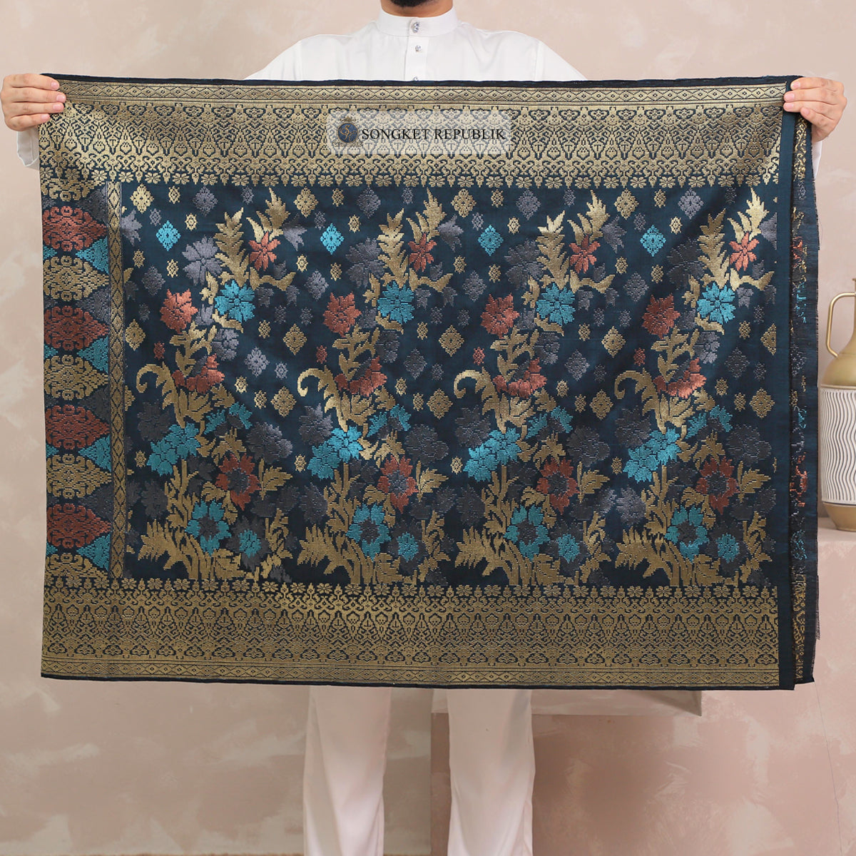 SAMPIN TENUN TANGAN HD PREMIUM - Dark Grey-4009