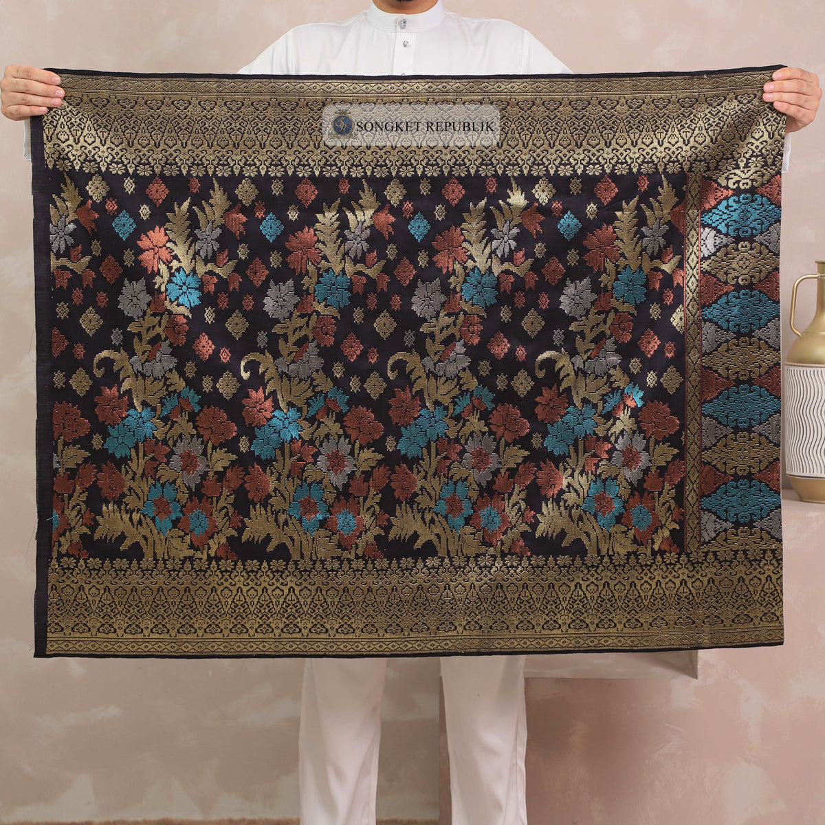 SAMPIN TENUN TANGAN HD PREMIUM - Dark Purple-0009