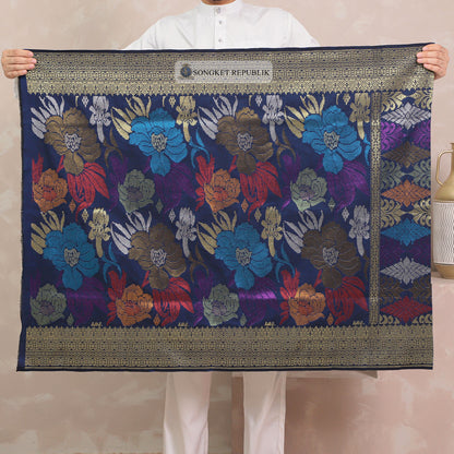 SAMPIN TENUN TANGAN HD PREMIUM - Drak Blue-4008