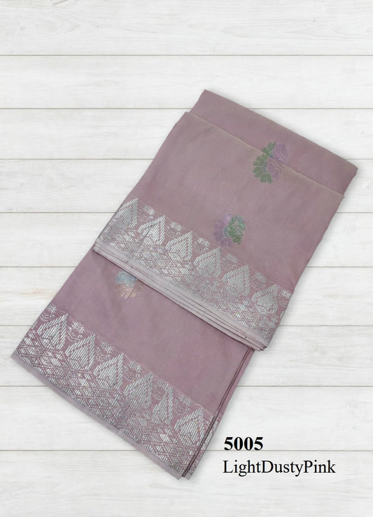 Songket Bunga Tona Matahari LightDustyPink-5005