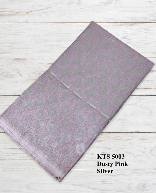 Songket Kaktus Dusty Pink Silver-5003
