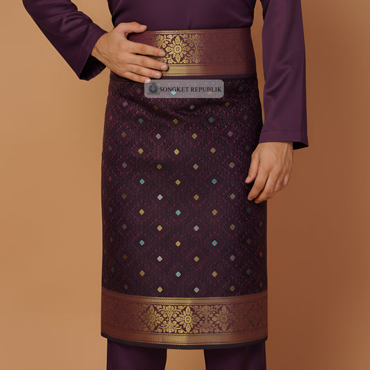 Diamond Dusty Purple gold-6029