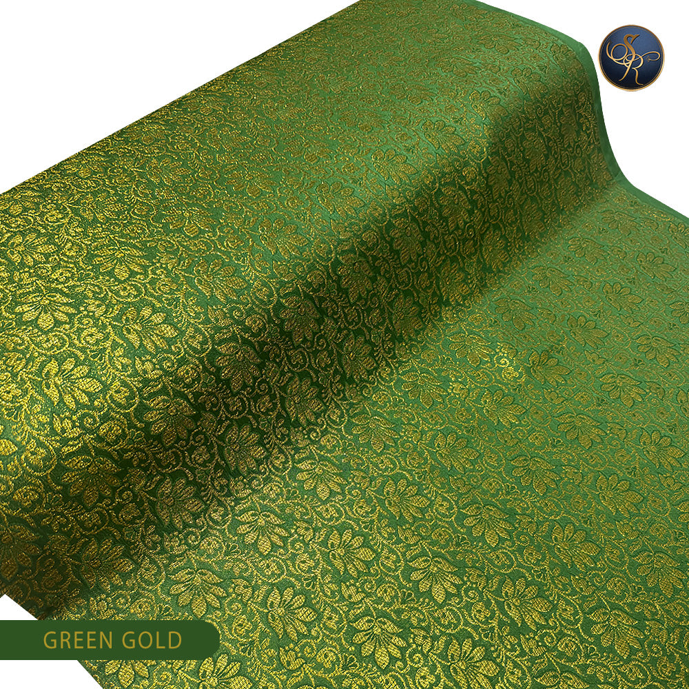Brocade Green Gold-1048