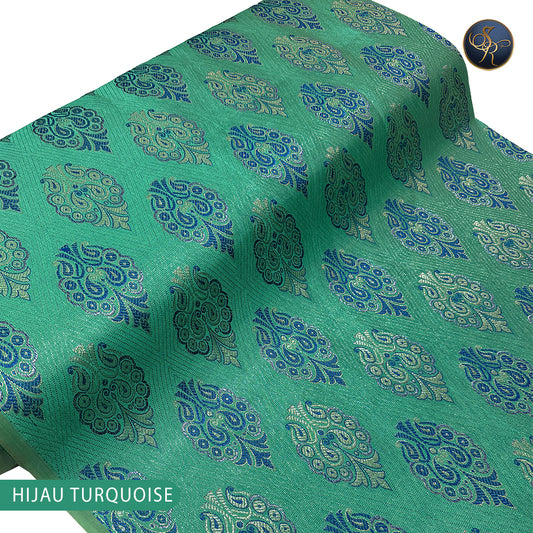 Brocade Hijau turquoise-1038