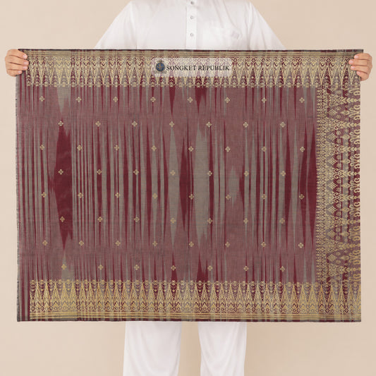 SAMPIN TAN SRI JALUR MAROON GREY-6024