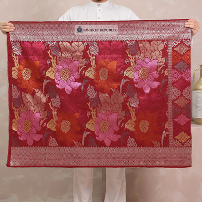SAMPIN TENUN TANGAN HD PREMIUM - Maroon 1008
