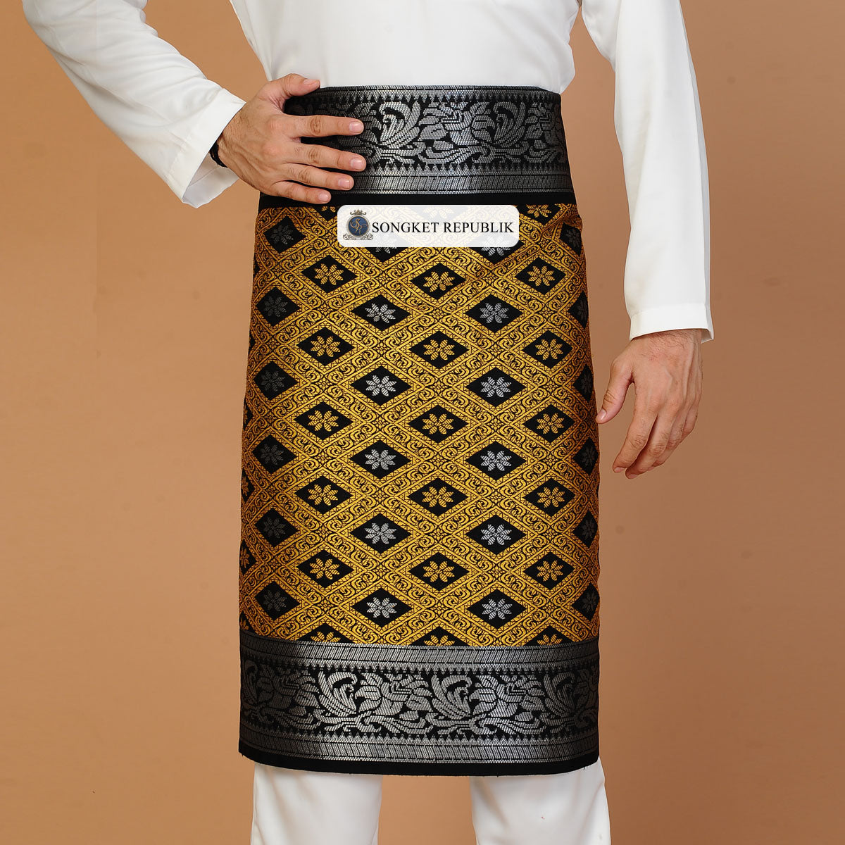 Sampin Bunga Tabur Klasik - Mustard Yellow