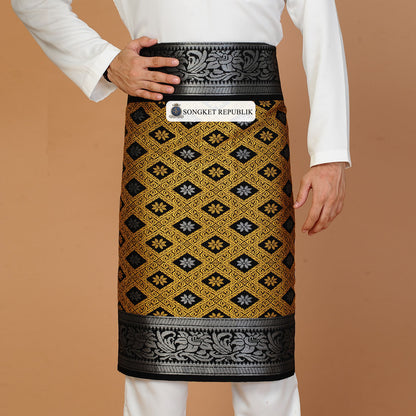 Sampin Bunga Tabur Klasik - Mustard Yellow