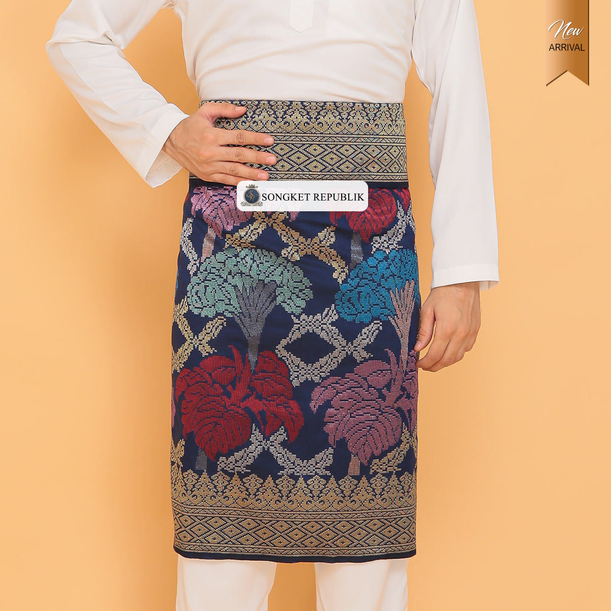 SAMPIN HD Navy Blue Gold-1108